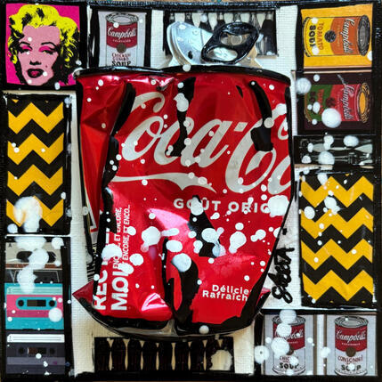 Peinture POP COKE par Costa Sophie | Tableau