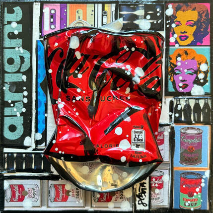 Peinture POP COKE (alright) par Costa Sophie | Tableau