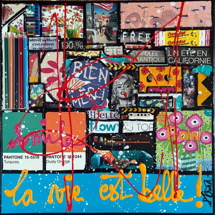 Gemälde La vie est belle ! von Costa Sophie | Gemälde