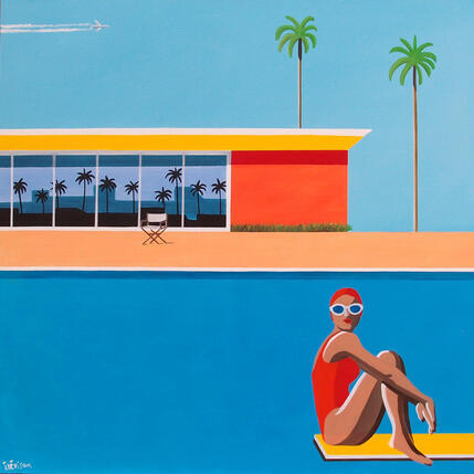 Painting Waiting for you by Trevisan Carlo | Painting