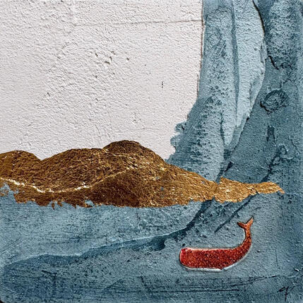 Painting BEATRIX by Roma Gaia | Painting Subject matter Acrylic, Sand Minimalist