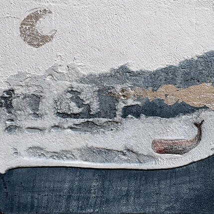 Peinture GOODNIGHT MOON par Roma Gaia | Tableau