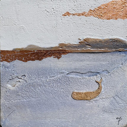 Painting PROVENCE by Roma Gaia | Painting Subject matter Acrylic, Sand Minimalist