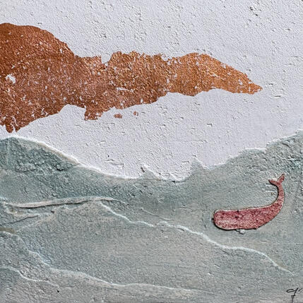 Painting SALICPS by Roma Gaia | Painting Subject matter Acrylic, Sand Minimalist