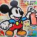 Painting IT'S POP by Euger Philippe | Painting Pop-art Pop icons Cardboard Acrylic Gluing