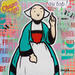 Painting AU TOP by Euger Philippe | Painting Pop-art Pop icons Acrylic Gluing