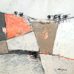 Painting Paysage incandescent by Ottenjann Andrea | Painting