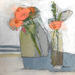 Painting F3 Composition silencieuse 1 10020-21321-20260702-39 by Ottenjann Andrea | Painting Abstract Still-life Acrylic