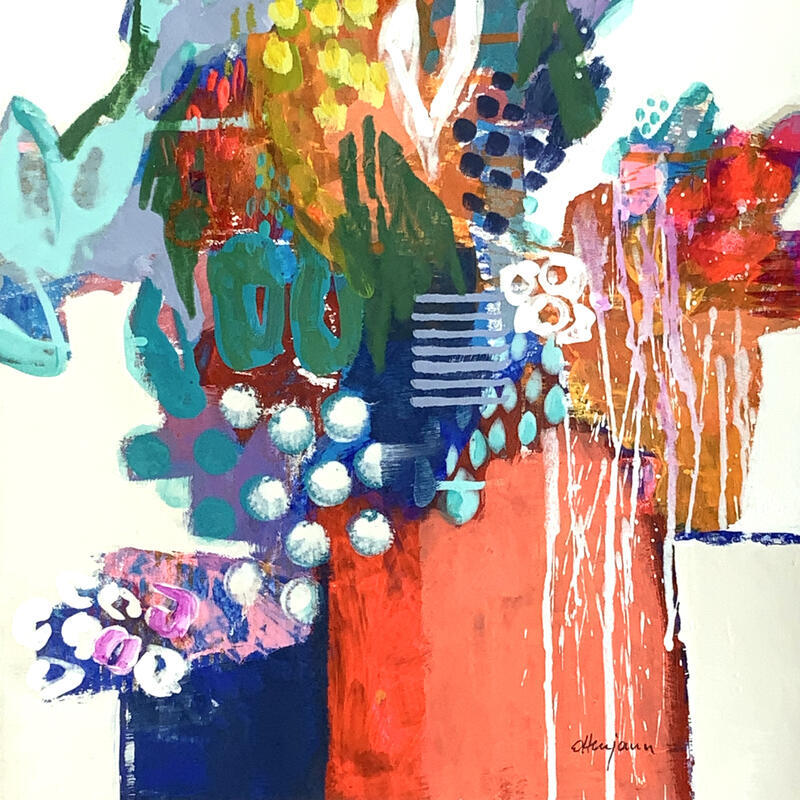 Painting F4 Paysage intérieur 3 10020-21321-20260702-46 by Ottenjann Andrea | Painting Abstract Still-life Acrylic