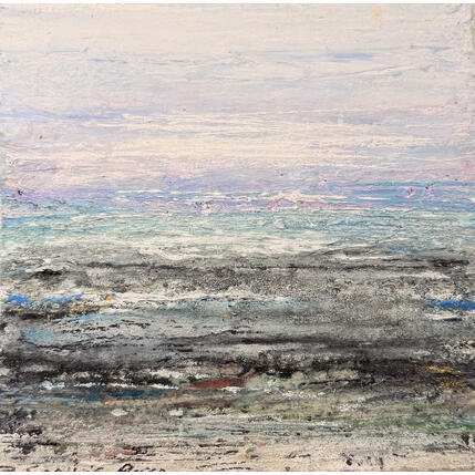 Painting apres l'orage by Rocco Sophie | Painting Raw art Acrylic, Gluing, Sand