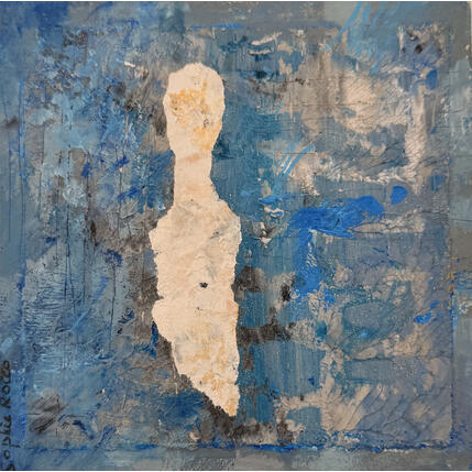 Painting naitre by Rocco Sophie | Painting Raw art Acrylic, Gluing, Sand