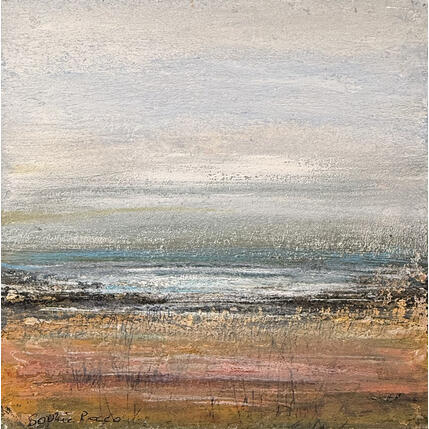 Painting le sud by Rocco Sophie | Painting Raw art Acrylic, Gluing, Sand Pop icons