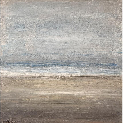 Painting mer pastel by Rocco Sophie | Painting Raw art Acrylic, Gluing, Sand
