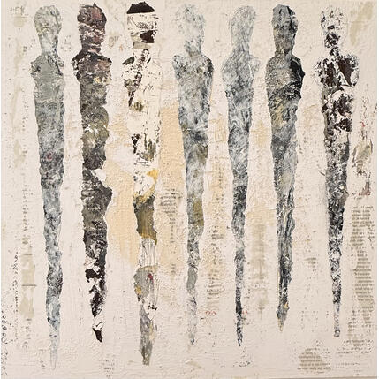 Painting ostia antica by Rocco Sophie | Painting Raw art Acrylic, Gluing, Sand