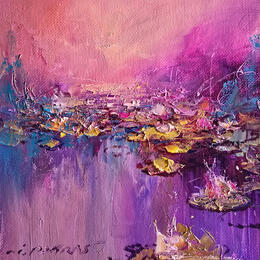 Painting F2 A moment of peace 10016-17018-20260703-10 by Petras Ivica | Painting Figurative Oil Landscapes, Pop icons