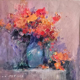 Painting F3 The scent of home 10016-17018-20260703-12 by Petras Ivica | Painting Figurative Oil Landscapes