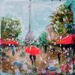 Painting Cityscape 1 by Solveiga | Painting Acrylic