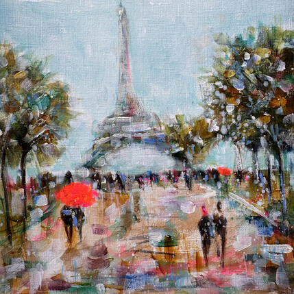 Peinture Trocadéro par Solveiga | Tableau