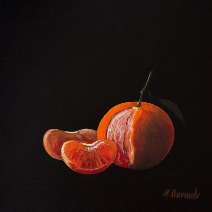 Peinture ORANGE REVEAL par Clavaud Morgane | Tableau