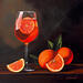 Peinture ORANGE HOUR par Clavaud Morgane | Tableau Figuratif Natures mortes Acrylique