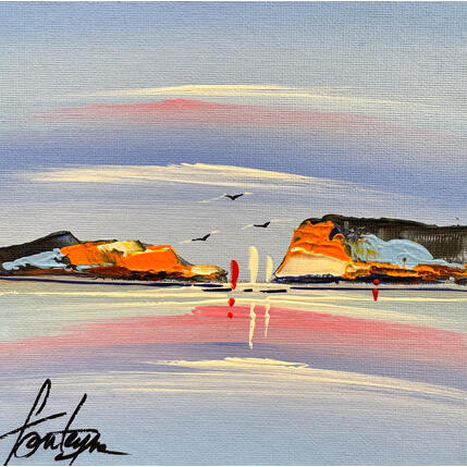 Peinture La voie du centre par Fonteyne David | Tableau