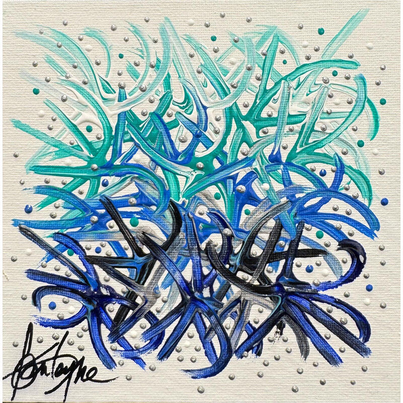 Gemälde Pleine vague von Fonteyne David | Gemälde Figurativ Acryl