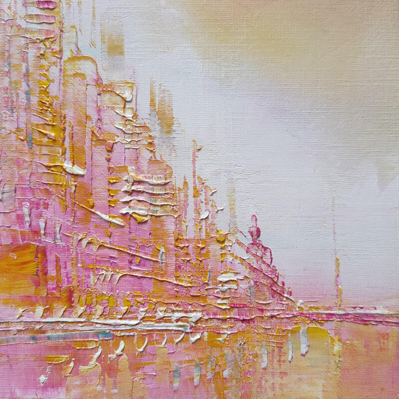 Painting Jour rose by Levesque Emmanuelle | Painting Oil