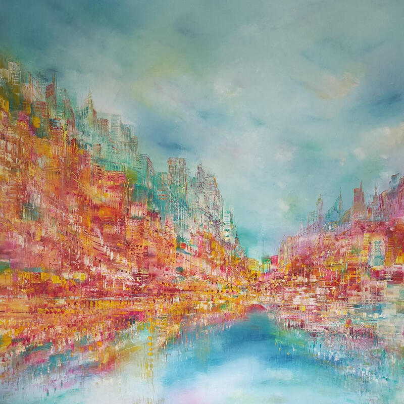 Peinture Sweet holidays par Levesque Emmanuelle | Tableau Huile