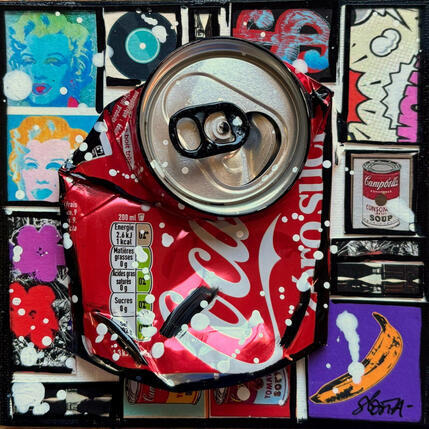 Painting POP COKE by Costa Sophie | Painting