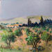 Painting Oliviers en Provence by Sannier Daniel | Painting Impressionism Landscapes Oil