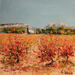 Painting Les Baux-de-Provence by Sannier Daniel | Painting Impressionism Landscapes Oil