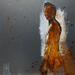 Painting Silhouette by De Géa Olivier | Painting Figurative Nude Metal Acrylic