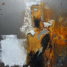 Peinture No stranger par De Géa Olivier  | Tableau Figuratif Acrylique, Métal Nu
