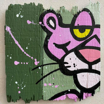 Painting F1  Panthère rose by Marie G.  | Painting