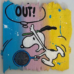 Painting F2 OUT ! by Marie G.  | Painting