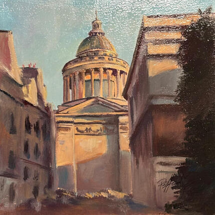 Peinture Lumière sur le Panthéon par Piffard Cédric | Tableau