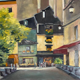 Painting La maison Odette by Piffard Cédric | Painting