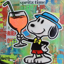 Painting SPRITZ TIME by Euger Philippe | Painting Pop-art Acrylic, Gluing Pop icons