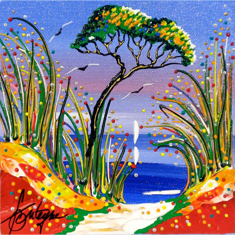 Painting Pure romance by Fonteyne David | Painting Figurative Acrylic