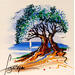 Painting Le Philosophe by Fonteyne David | Painting Figurative Acrylic