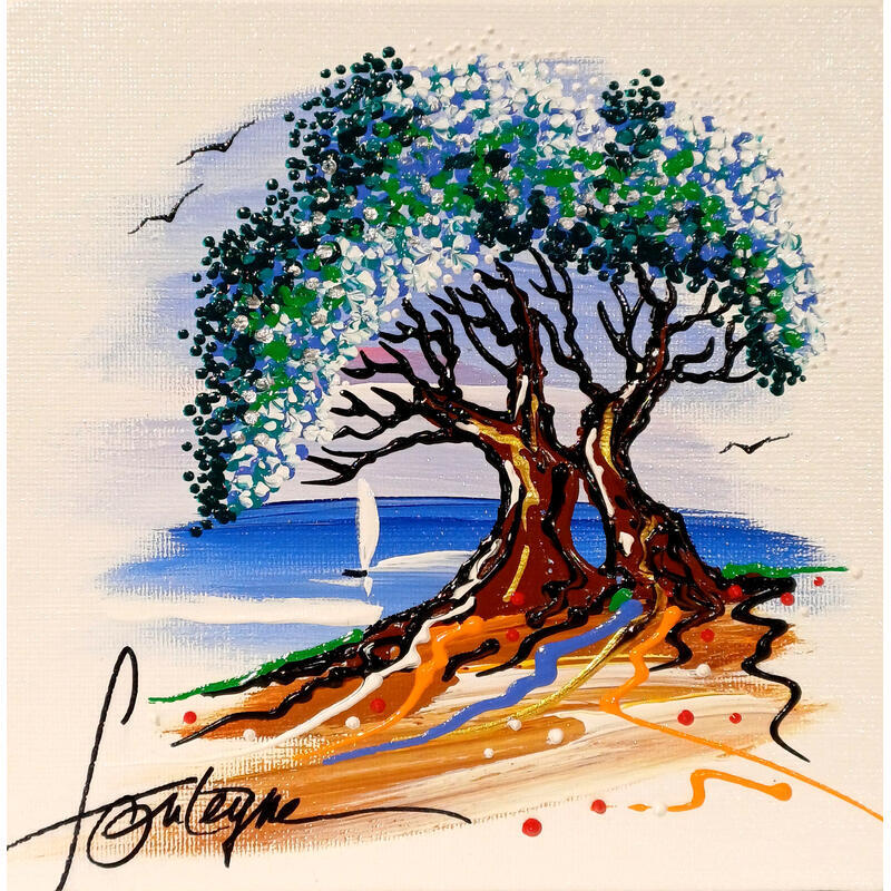 Painting Le Philosophe by Fonteyne David | Painting Figurative Acrylic