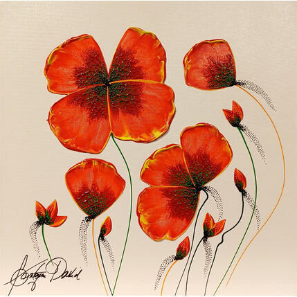 Painting Révélation nature by Fonteyne David | Painting Figurative Acrylic