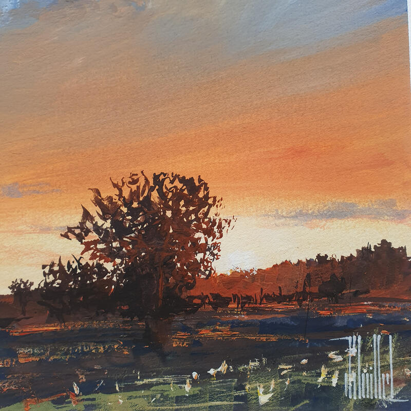 Painting Inspiration luberonesque by Guillet Jerome | Painting Figurative Oil