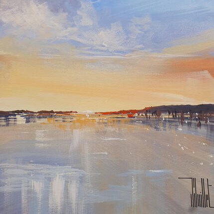 Painting A marée basse by Guillet Jerome | Painting Figurative Oil Pop icons