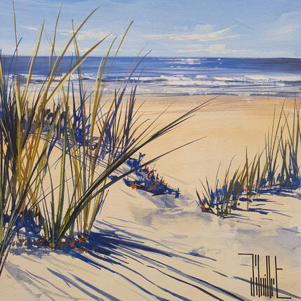 Painting Dune sauvage by Guillet Jerome | Painting Figurative Oil Pop icons