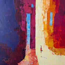 Peinture Une journée intense par Tomàs | Tableau