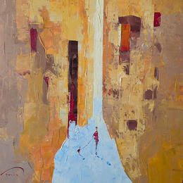 Peinture Tarda d'estiu  par Tomàs | Tableau