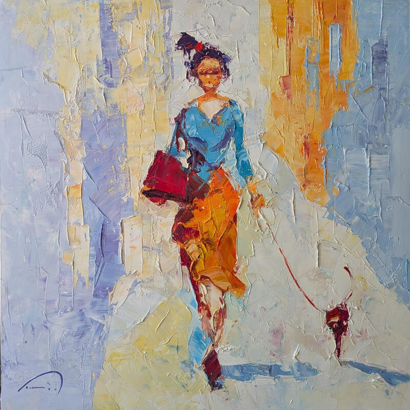 Painting Où allons-nous ? by Tomàs | Painting Impressionism Oil