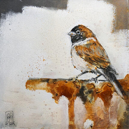 Painting Un petit moineau by De Géa Olivier  | Painting  Pop icons