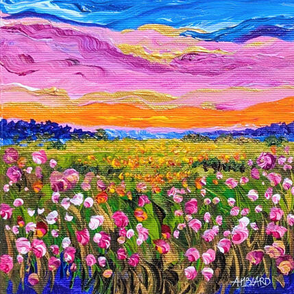 Peinture Sunset  par Amblard Florence | Tableau